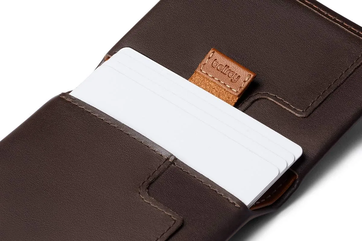 Bellroy Slim Sleeve, slim leather wallet (Max. 8 cards and bills)