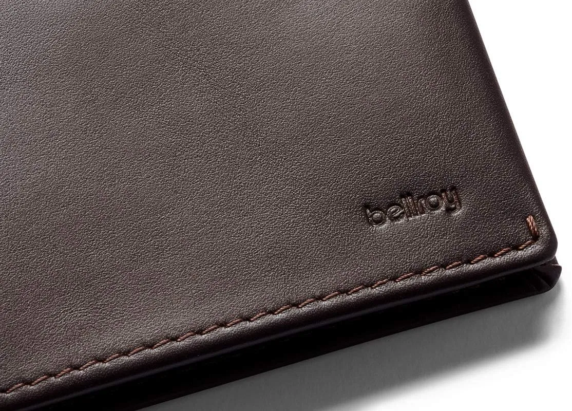Bellroy Slim Sleeve, slim leather wallet (Max. 8 cards and bills)