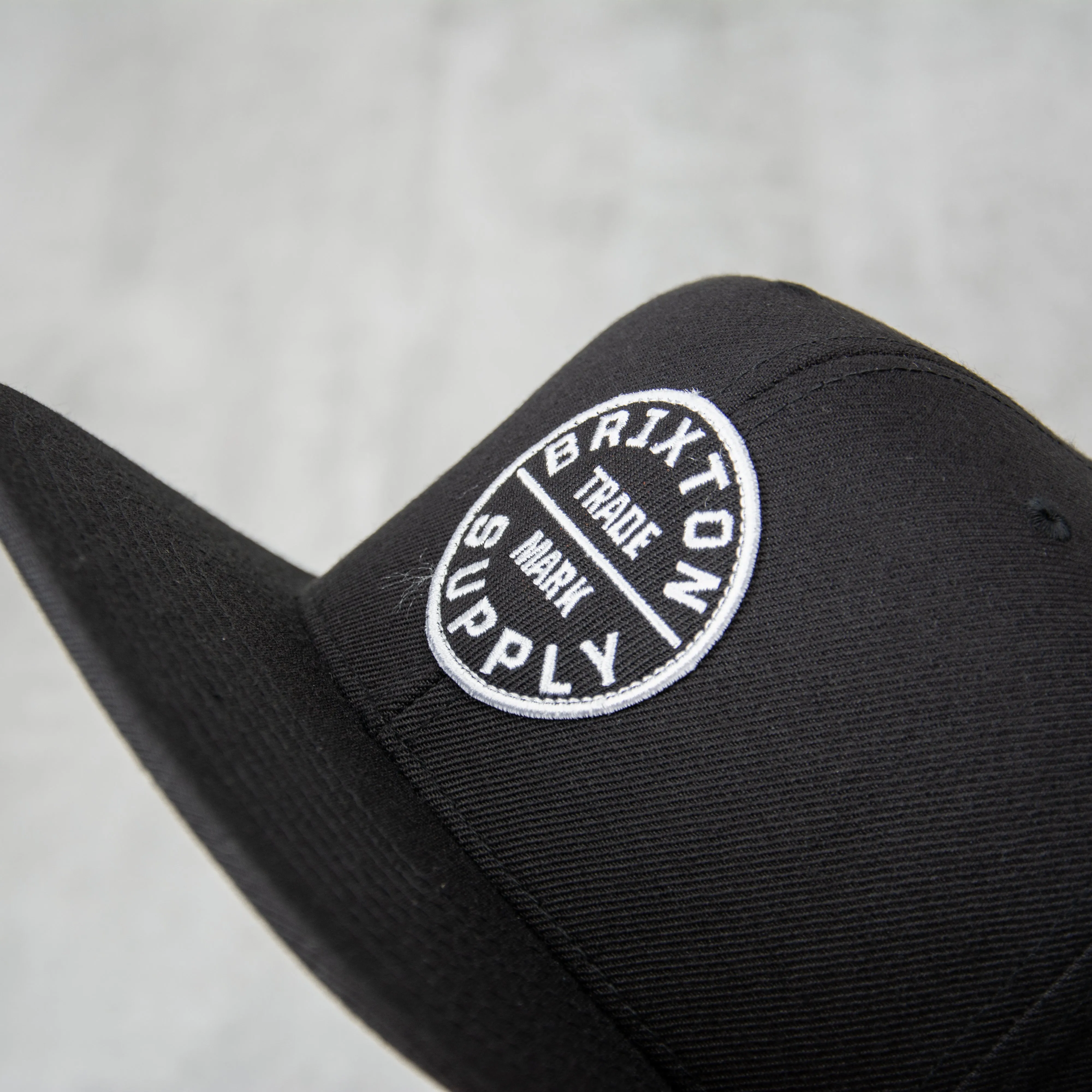 Brixton Oath III Snapback  Cap - Black