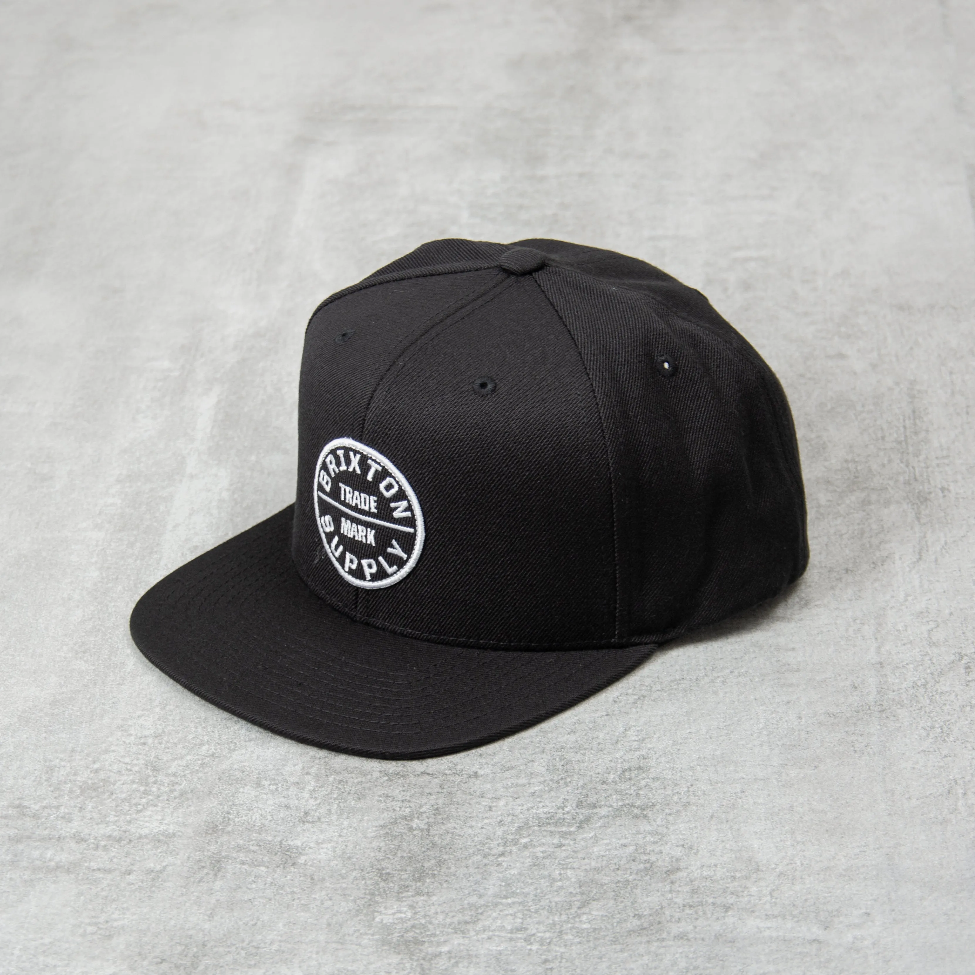 Brixton Oath III Snapback  Cap - Black