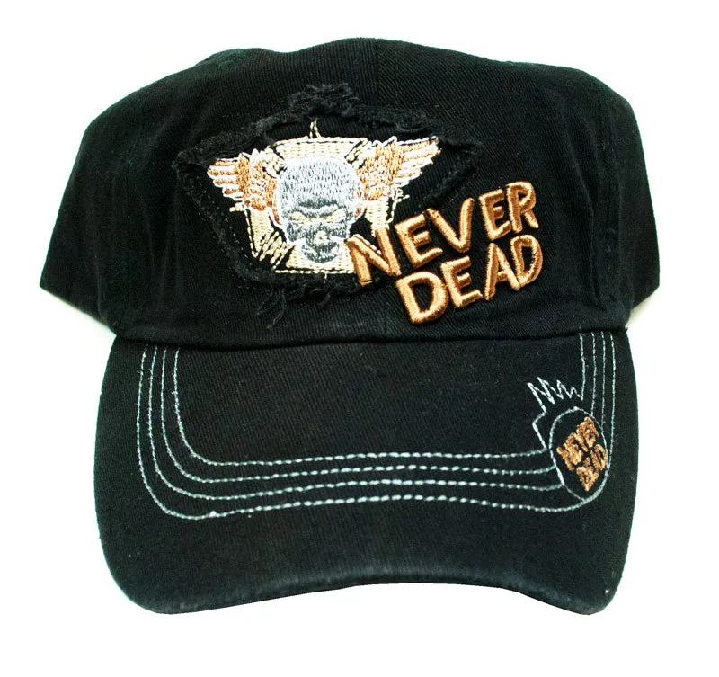 Casual Baseball Cap-SKULL NEVER DEAD