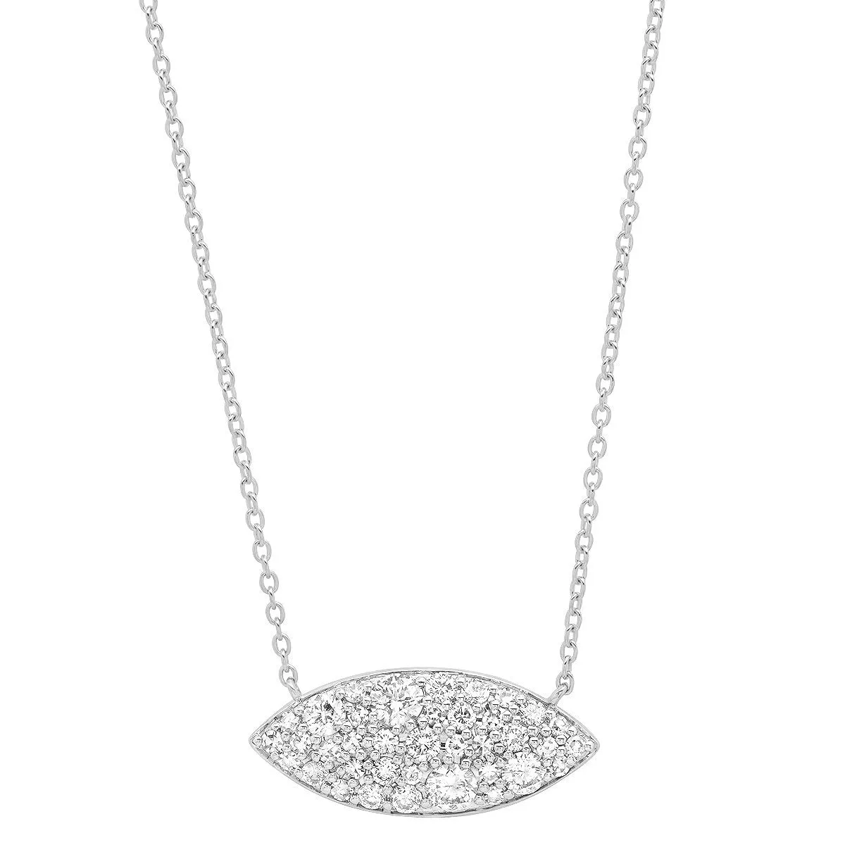 Diamond Evil Eye Necklace