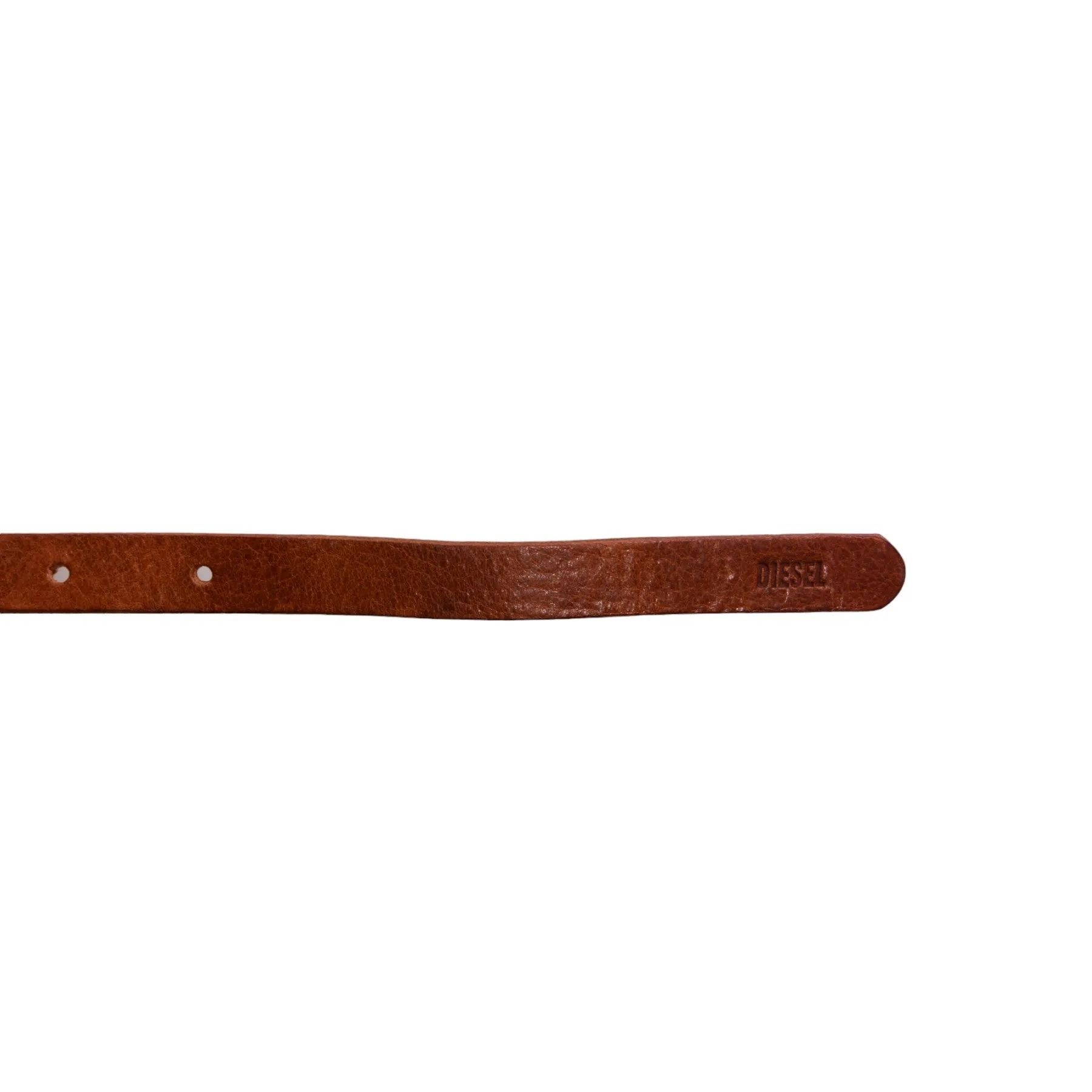 DIESEL BTENA Womens Belts Genuine Cow Leather Vintage Ladies Thin Waist Belts