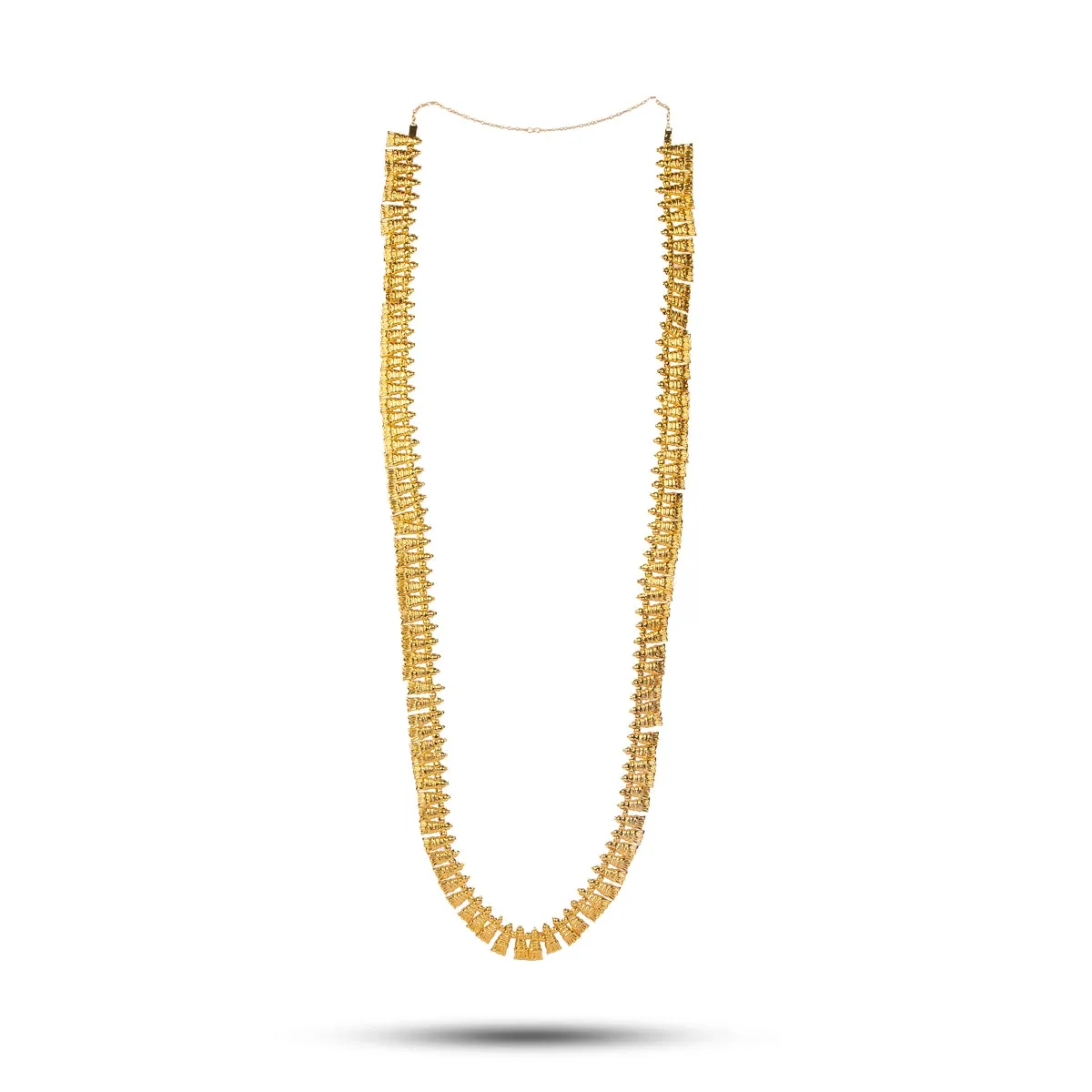 Haram - 29 Inches | Gold Plated Haram/ Shenbaga Poo Haram for Deity