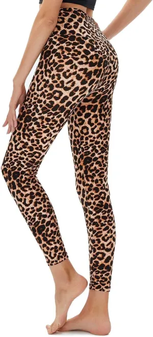High Waisted Leggings for Women - No See Through Tummy Control Cycling Workout Yoga Pants with Pockets Reg & Plus