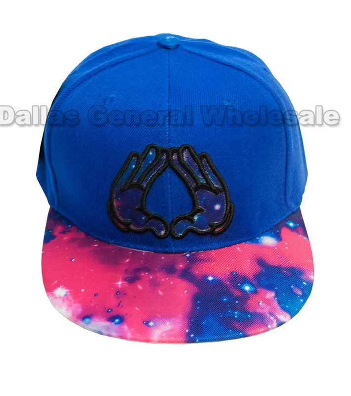 Illuminati Hand Casual Flat Bill Caps Wholesale