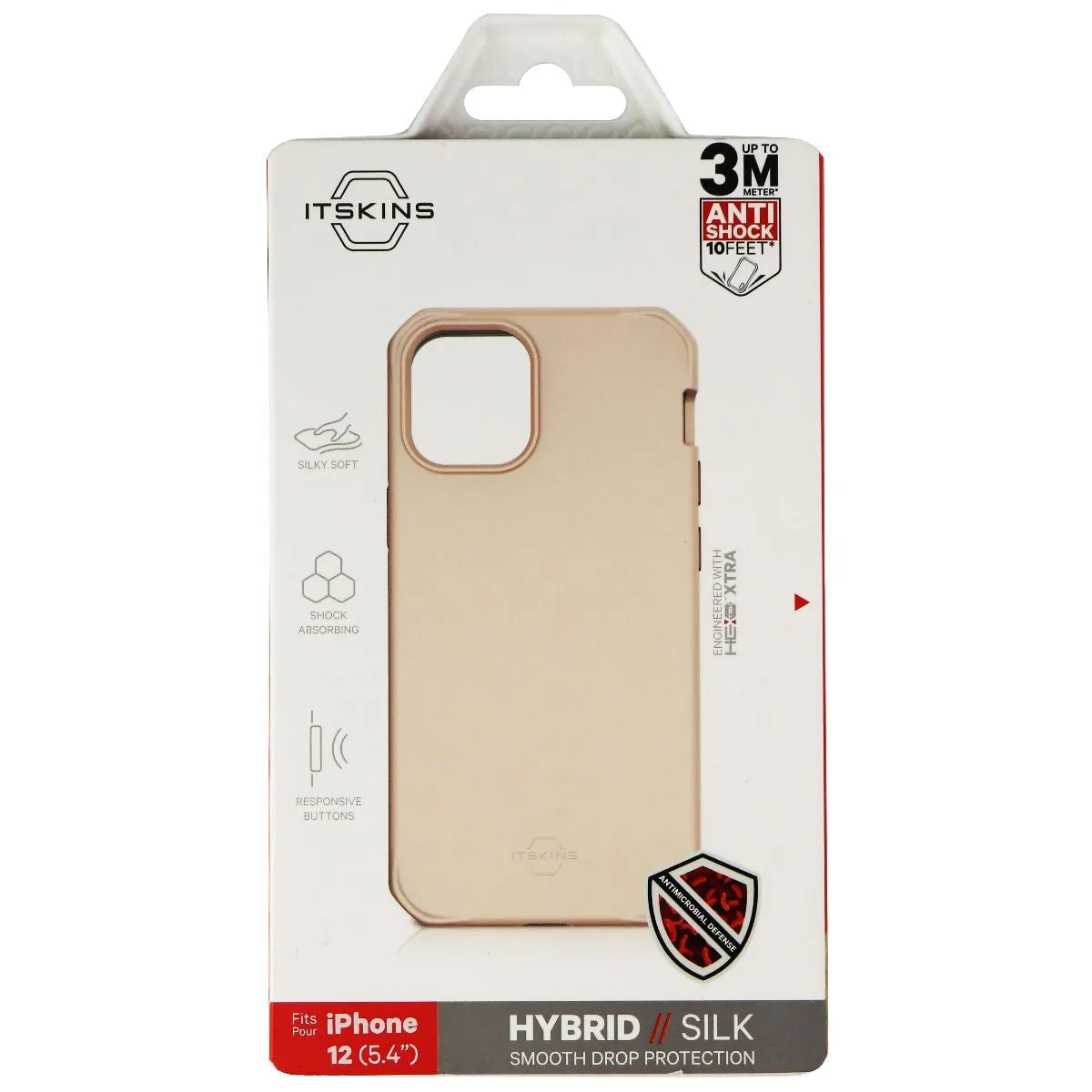 ITSKINS Hybrid Silk Protective Case for Apple iPhone 12 Mini - Light Pink