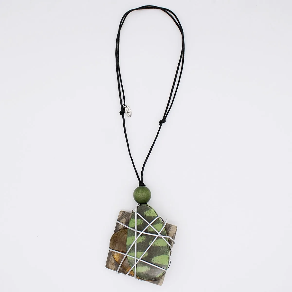 Mixed Media Matrix Necklace