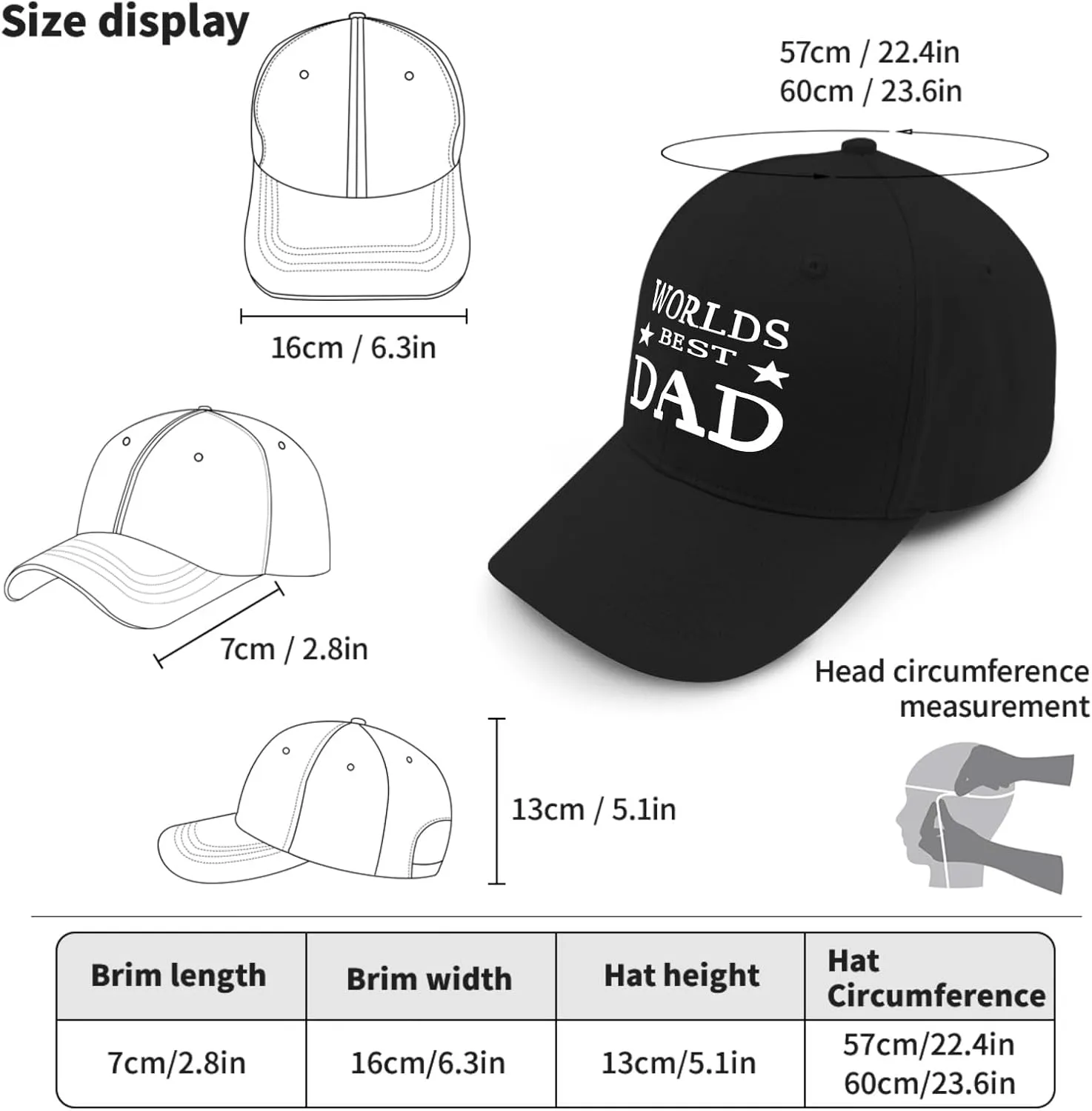 Pops The Man The Myth The Legend Hats Outdoor Cap for Women