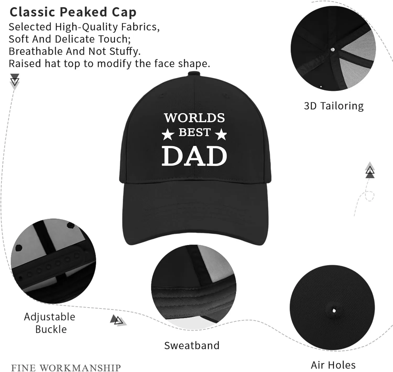 Pops The Man The Myth The Legend Hats Outdoor Cap for Women