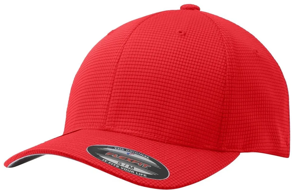 Sport-Tek Flexfit Grid Texture Cap