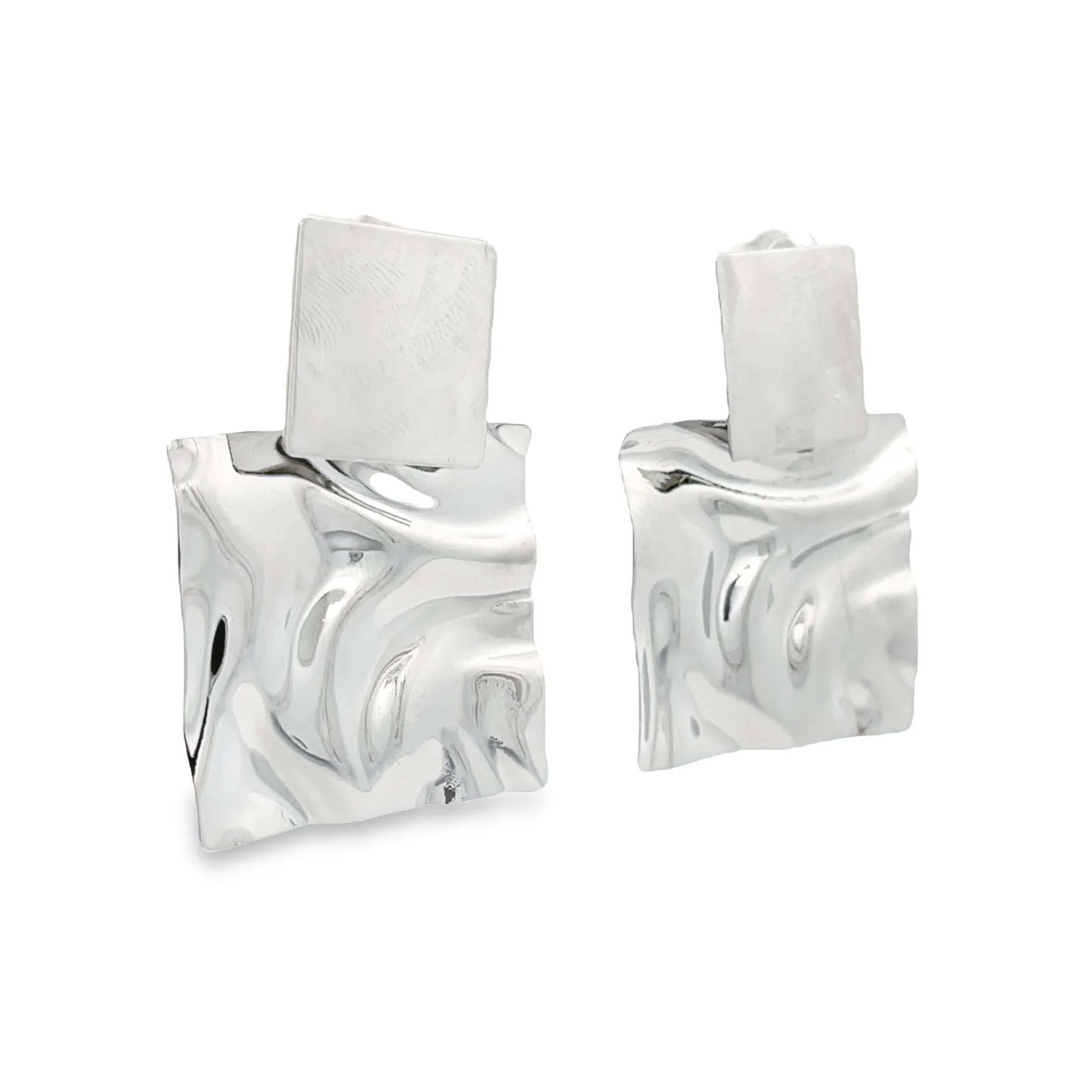 Square Minimalist Stud Earrings (J255)