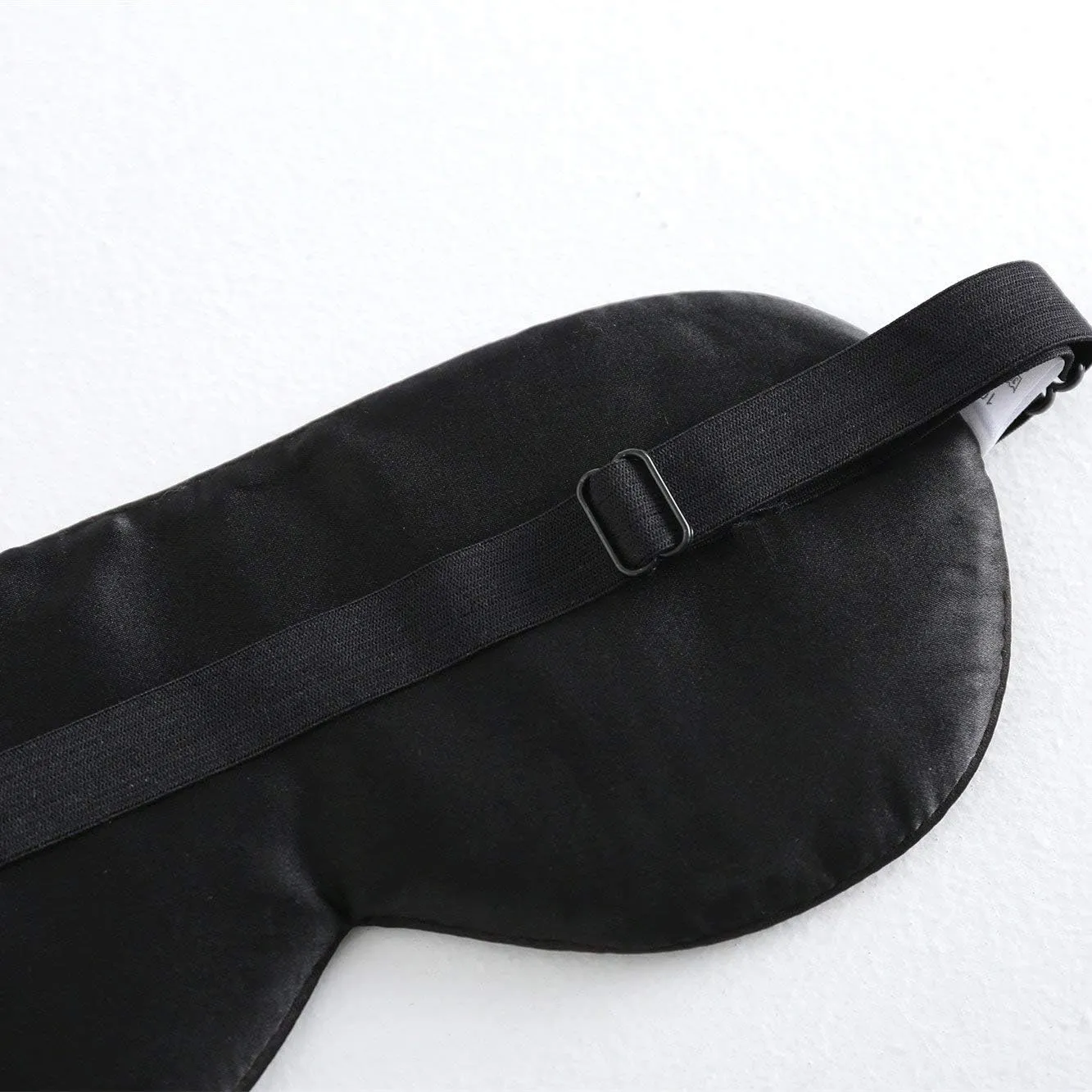Tim & Tina 100% Silk Sleep Mask Comfortable,Super Soft Blindfold Eye mask Block Light for Sleeping,Shift Work,Naps,Travel,Yoga with Adjustable Strap (Black)