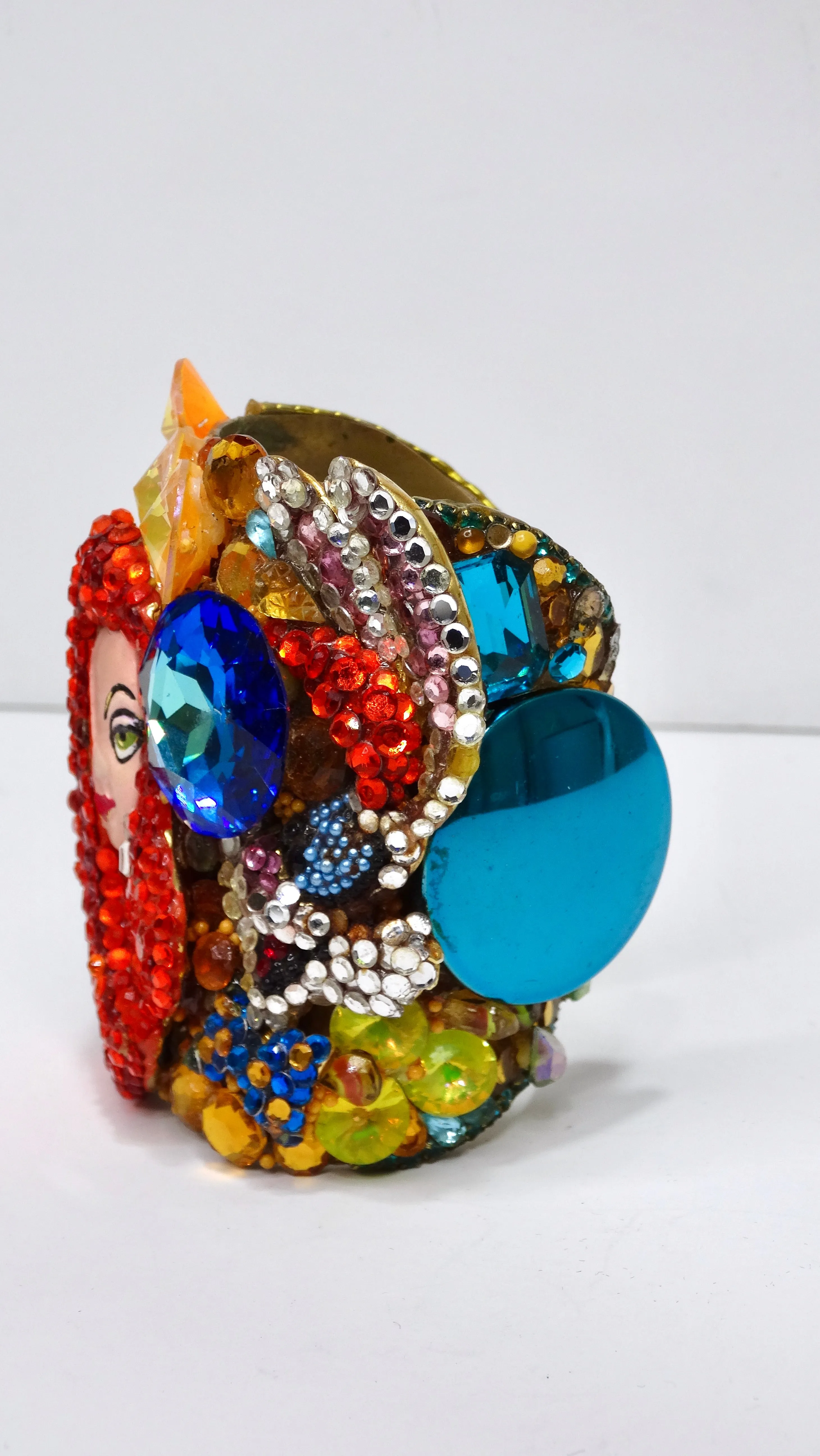 Wendy Gell Jessica Rabbit Embellished Cuff Bracelet
