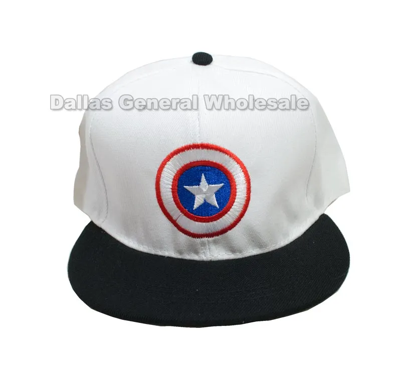 Young Adults Snap Back Flat Bill Caps Wholesale