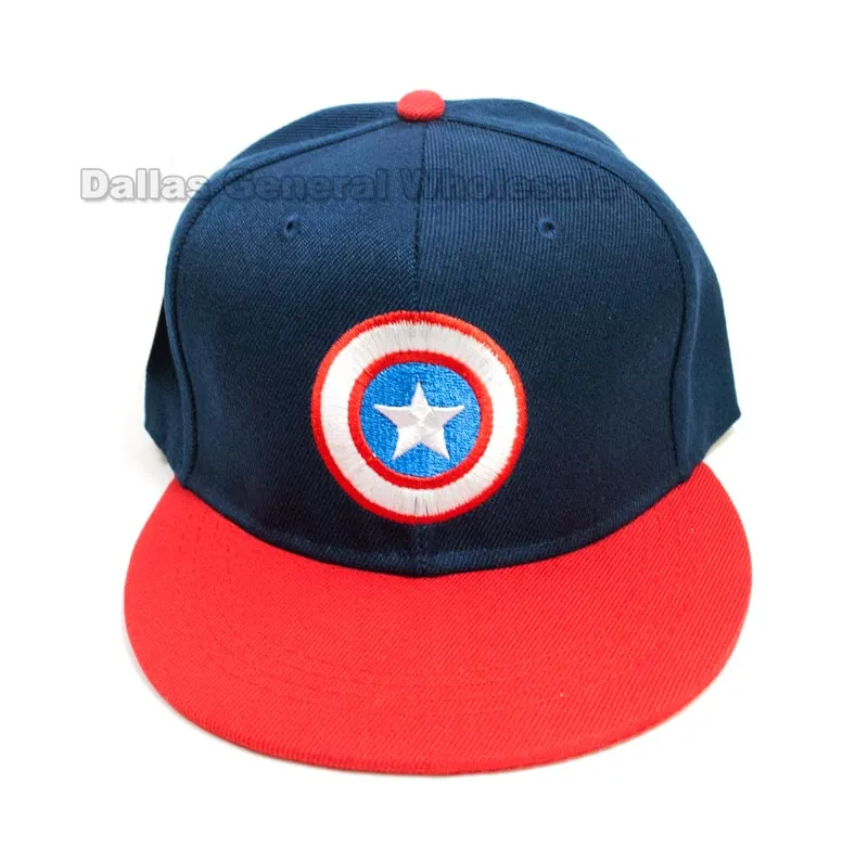 Young Adults Snap Back Flat Bill Caps Wholesale